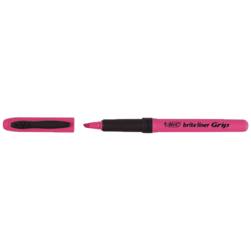 Bic Fosforlu Kalem Brite Line Grip Pembe Kalem Tipi 811 934 (1 Adet)