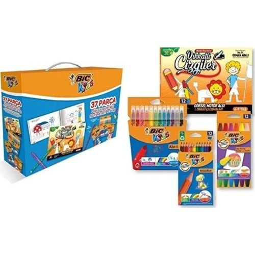Bic Kids Dikkat Geliştirici Boyama Seti 37 Parça