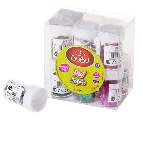 Bu-Bu Pul 6 Renk 6 GR BUBU-PL0001 (1 Adet)