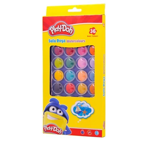 Play-Doh Sulu Boya 23 MM 36 Renk PLAY-SU010