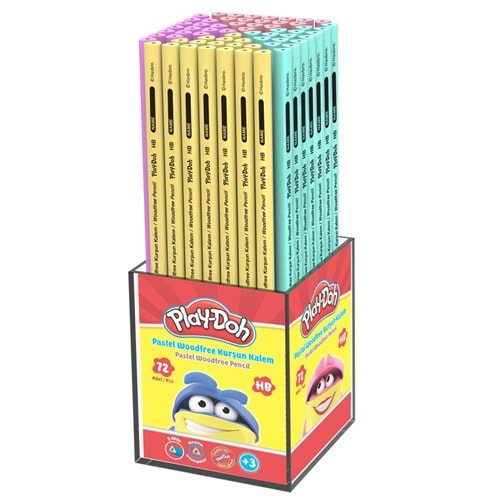 Play-Doh Kurşun Kalem Woodfree Pastel Play-KK021 (1 Adet)