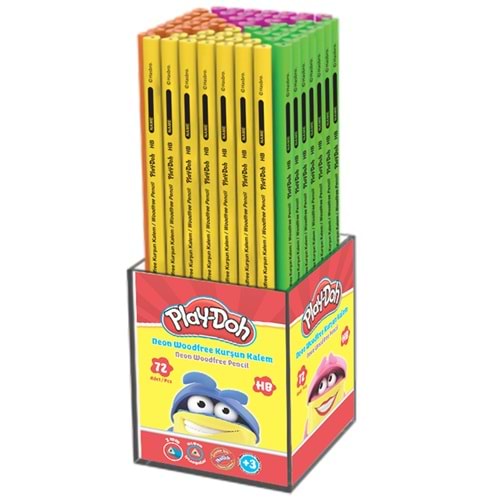 Play-Doh Kurşun Kalem Woodfree Neon Play-KK019 (1 Adet)
