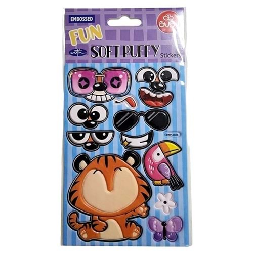 Bu-Bu Stickers Soft Puffy Kedi 20.5X10.5