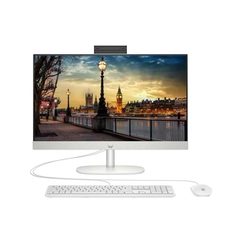 Hp ProOne 245 G10 9H6M8ET R5-7520U 8GB 512GB Beyaz 23.8