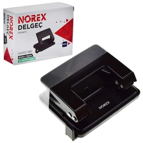 Norex Perfaratör ( Delgeç ) Metal 20 Syf Siyah UH102-190