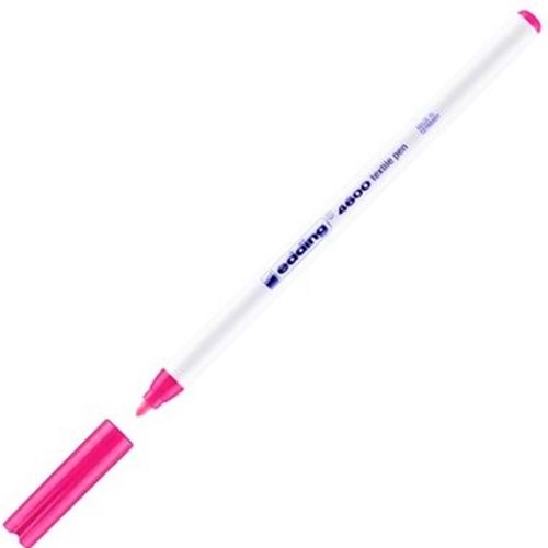Edding T-shirt Kalemi Yuvarlak Uçlu 1 MM Fosforlu Pembe 4600 (1 Adet)