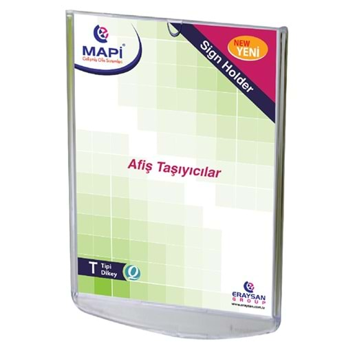 Mapi Afiş Taşıyıcı T Tipi Standlar A5 Dikey 534 20 05