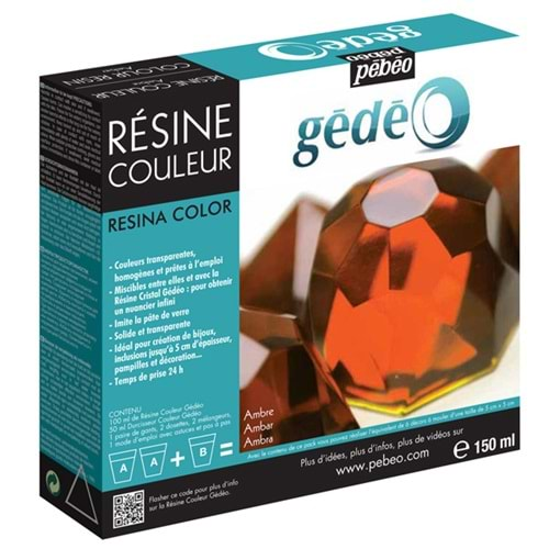 Pebeo Kit Gedeo Kehribar Reçine 150 ML 766154