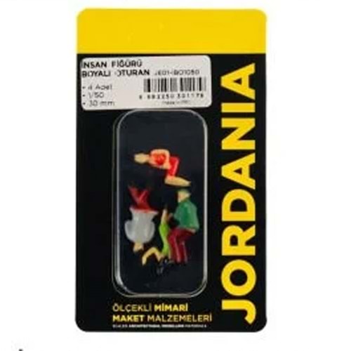 Jordania Boyalı İnsan Oturan 1/050 JE01-İBO1050 (Maket Ürünüdür)