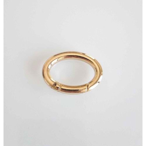 Çanta Aksesuar Gold Oval Yaylı Halka