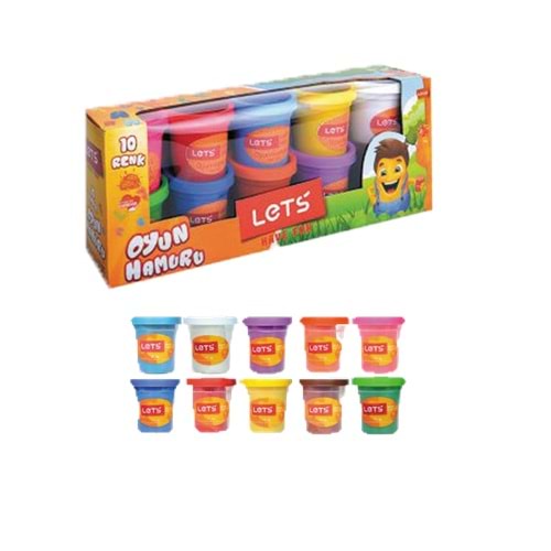 Lets Oyun Hamuru 750 GR 10 Renk L83100