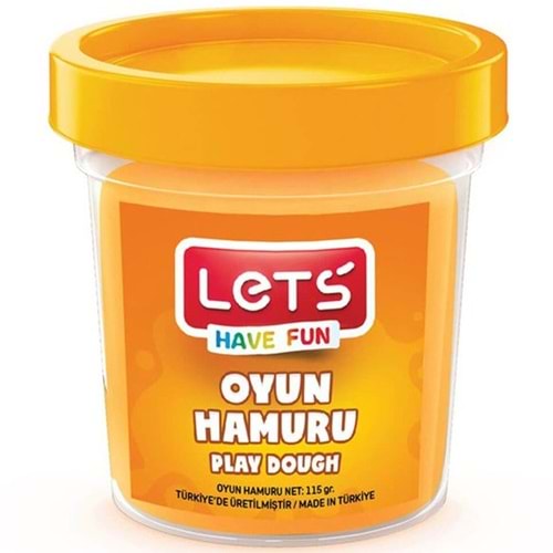 Lets Oyun Hamuru Tek Renk Turuncu 115 GR L8440-8