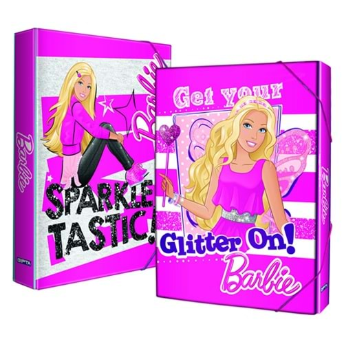 Gıpta Lastikli Kutu Dosya 25x35 Barbie 5492