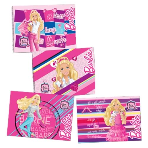 Gıpta Resim Defteri Spiralli 15 YP 35x50 Barbie 5453