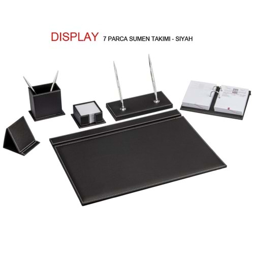 Gıpta Sümen Takımı 7 Parça Display Siyah 7103