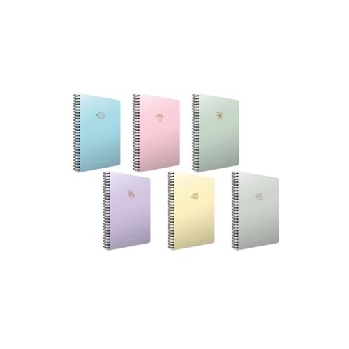 Gıpta Mıcro Notes Spiralli Sert Kapak Defter 17x24 100 Yp Çizgili