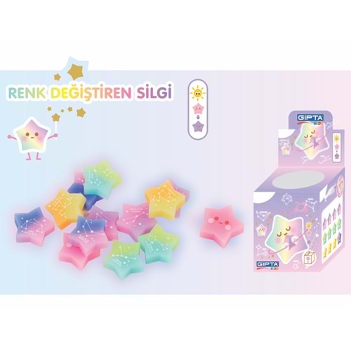Gıpta Silgi Star Change Color 40 Lı K234400