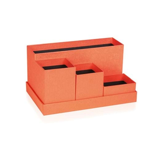 Gıpta Masa Üstü Set Pearl Orange 4 Havuzlu Large