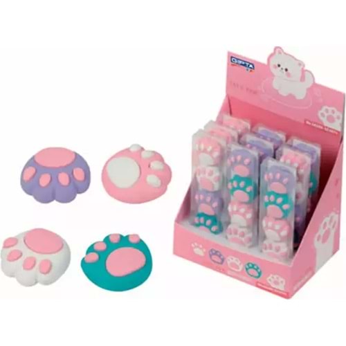Gıpta Silgi Cats Paw 4 Lü Pet 12 Li Stand K2378