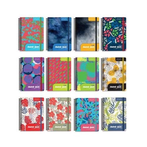 Gıpta Akademik Ajanda Haftalık Sp. Sert Kapak 17x24 460-Shk