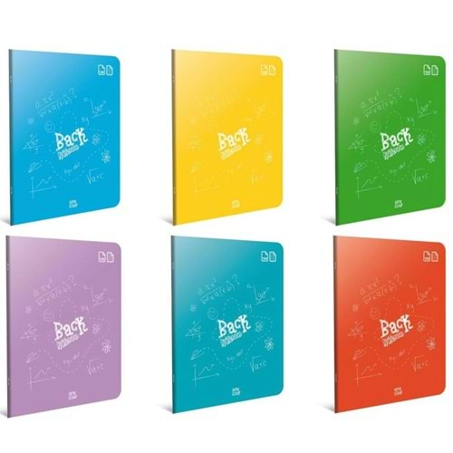 Gıpta Back Tel Dikiş Plastik Kapak Defter A4 60 YP Çizgili 4981