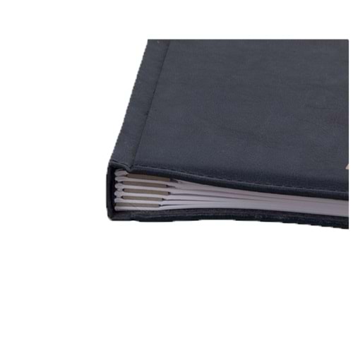 Gülpaş Karar Defteri Düz Körüklü Suni Deri Ciltli 100 Yap