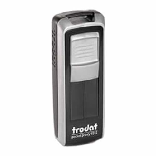 Trodat Cep Kaşe P4 47x18 MM Gümüş Mavi Keçe 9512