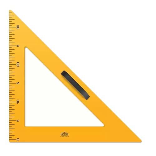 Hatas Sınıf Gönyesi 50 Cm/45 Derece 01501