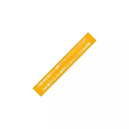 Hatas Teknik Resim-Yazı Şablonu 10 MM 02230 (1 Adet)