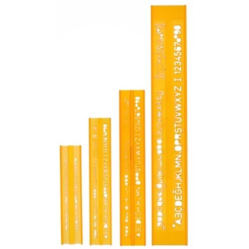Hatas Teknik Resim Yazı Seti/3-5-7-10 MM Takım 02250