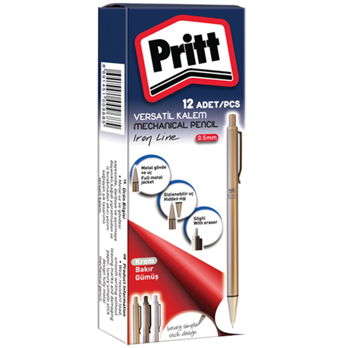 Pritt Versatil Kalem İron Line 0.5 MM Krom 3705 (1 Adet)