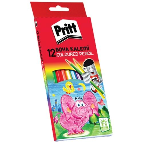 Pritt Kuru Boya Karton Kutu Tam Boy 12 Renk 1219734