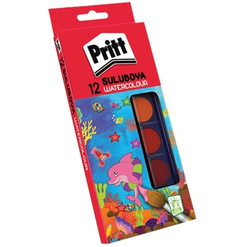 Pritt Sulu Boya Büyük Boy 12 Renk 1047948