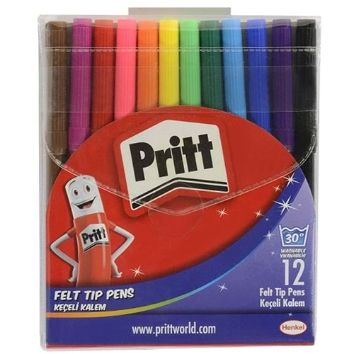 Pritt Keçeli Boya Kalemi 12 Renk 1687976