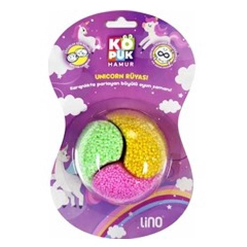 Lino Kurumayan Köpüklü Oyun Hamuru Unicorn Rüyası