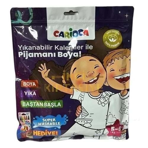Carioca Boyanabilir Pijama-Keçeli Kalem 5-6 Yaş Ln-80012