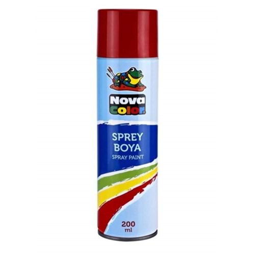 Nova Color Sprey Boya 200 ML Kırmızı NC-801