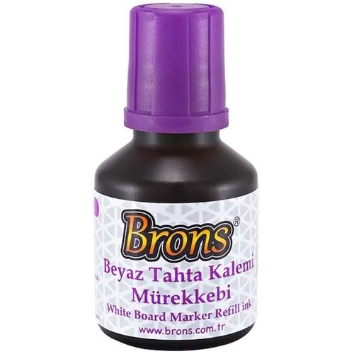 Brons Tahta Kalemi Mürekkebi Mor 30 CC (1 Adet)