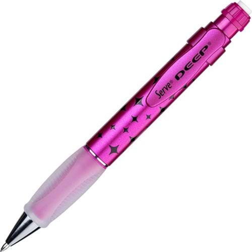 Serve Versatil Kalem Deep 0.7 MM Metalik Pembe Pırıltı (1 Adet)