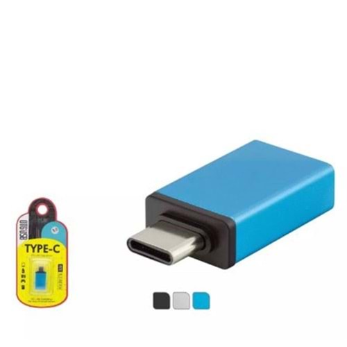 Hadron Hdx5050 Type-C To Usb3.0 F Çevirici Çok Renkli