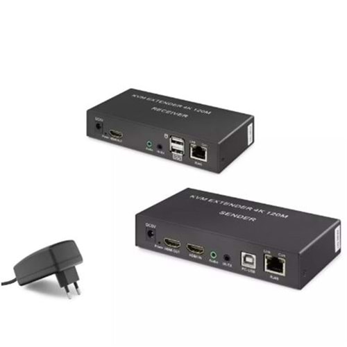 Hadron Hdx1306 120M Hdmi Kvm 1080p Full HD Extender Siyah