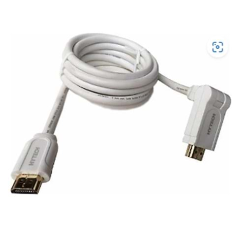 Hytech HY-W245 Siyah 2 mt Altın Uçlu HDMI Kablo( L Giriş)