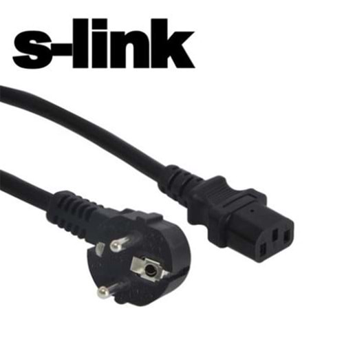 S-link SL-P418 1.8m 3 x 1.5mm Lüks Power Kablo