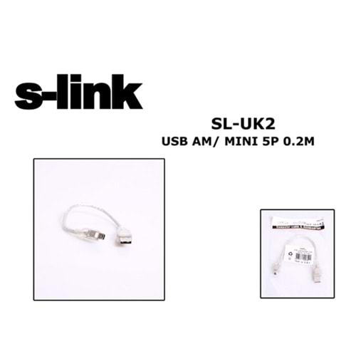 S-link SL-UK2 Mini 5p To 0.20mt Usb Kamera Kablosu