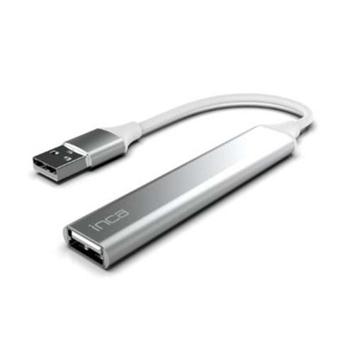 Inca IUSB-4TUX 3X2.0 3.0 USB Çıkış USB Çıkış 5 Gbps Usb Çoklayıcı Alüminyum Kasa