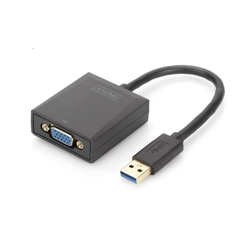 Digitus DA-70840 USB 3.0 - VGA Grafik AdaptörüGiriş: 1 x USB 3.0 USB-A 1 x VGA (HD15)