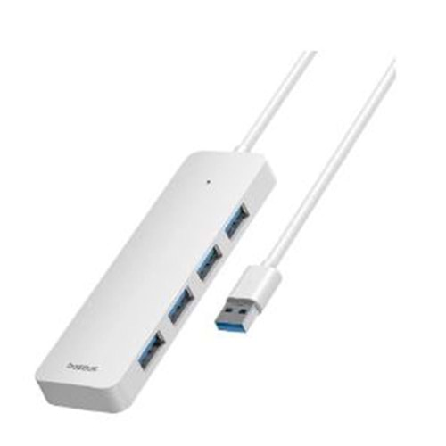 Baseus UltraJoy 4-Port HUB 100cm- Beyaz (B0005280B211-01)