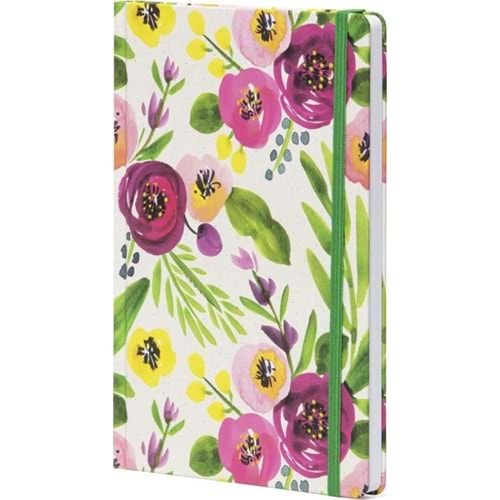 Keskin Color Ciltli Lastikli Buket Defter 17x24 96 YP Düz 415620-99