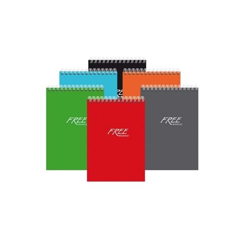 Keskin Color Bloknot Spiralli A5 80 Yp.kare Free Office