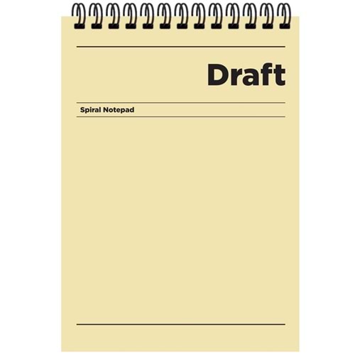 Keskin Color Bloknot Hafif Kağıt Karton Kapak Draft A5 80 Yp.Çiz.